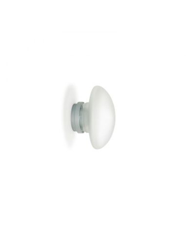 Fontana Arte Sillaba Plafone/Lampada Parete Piccola Bianco