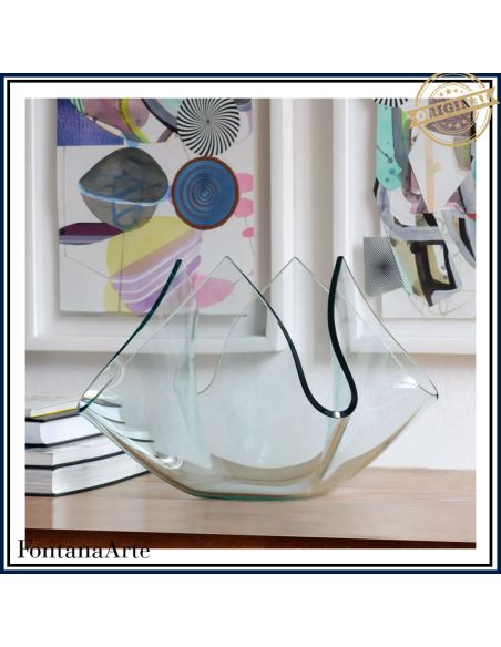 Fontana Arte Vaso Cartoccio Q Trasparente