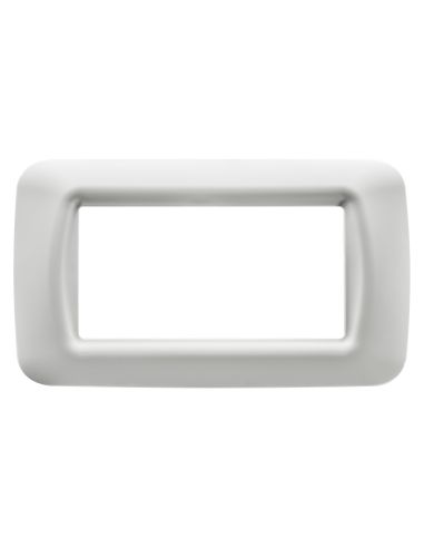Placca 4 Pos.Bianco Nuvola Top System