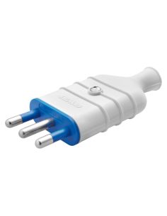 Spina Diritta 2Pt 16A 250V Bianco