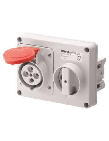 Presa Bl.Or.S.F.3Pt 16A 400V 6H Sbf
