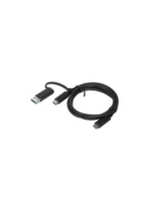 Lenovo Hybrid Usb-C With Usb-A Cable - 4X90u90618