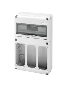 Q-Din 14M 3Flange Pr.Bl.Vr.Sbf Ip65