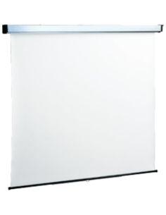 Schermo Proiezione A Molla 200X210cm 1:1 Tela Bianca Ignifuga Modello New Spring