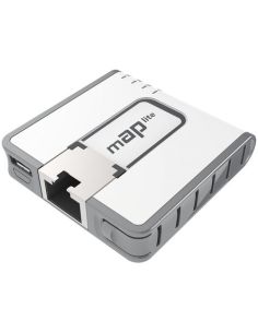 Access Point Mikrotik Map Lite 650Mhzcpu, 64Mb Ram,1Xlan,Built-In Dualchain2.4Ghz 802.11Bgn Dualchain Wirel With Int Ant Plastic