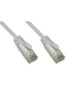 Cavo Rete Categoria 6 Non Schermato Utp Colore Grigio Halogenfree Mt 1 Slim