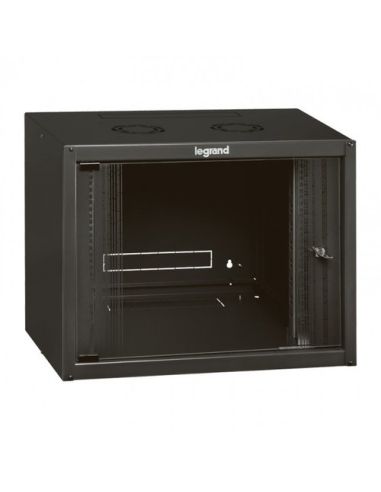 Armadio Box Da Parete Legrand 15U 758X600x450 Porta In Vetro Ral 7016