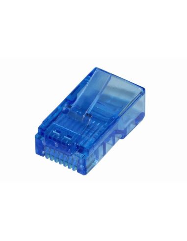 Plug Link Rj45 Cat 5E Utp Non Schermato - Confezione 100Pz Colore Blu