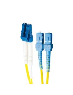 Bretella Di Conness. E Permutaz. A 2 Fibre Ottiche Monomodale Os2 Connett.Lc Duplex/Sc Duplex 10M Guaina Esterna Lszh Iec60332-1