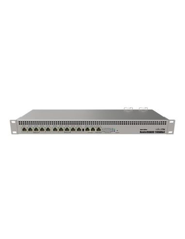 Routerboard Mikrotik Rb1100dx4 Dude Edition 1Gb Ram, 13Xgbit Lan,60Gb M.2 Drive, Routeros L6, 1U Rackmount Case Dual Psu