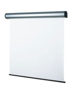 Schermo Proiezione Elettrico 250X190cm 4:3 Tela Bianca Ignifuga Modello Professional