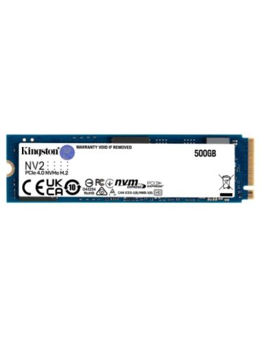 Ssd Kingston M.2(2280) 500Gb Nvme Snv2s/500G Pcie3.0X4 Read:3500Mb/S-Write:2100Mb/S