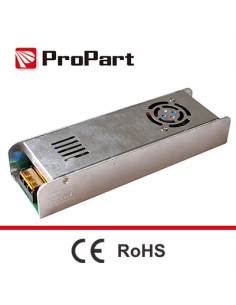 Alimentatore Scatolato Slim Ip20 24V360w 15A 223*65*40Mm