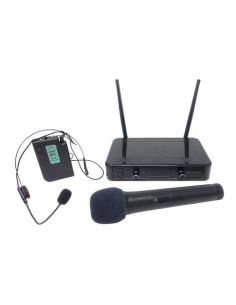 Radiomicrofono Empire Uhf W-601In Frequenza A:Ricevitore Wireless UhfTrasmett A ManoTrasmett Da Cintura Al Quale Colleg Micr