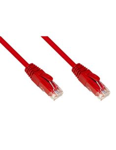 Cavo Rete Link Cat. 6A Non Schermato Utp Awg24 Colore Rosso Halogenfree 2Mt