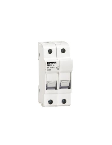 Portafusibili Sez. 2P 10X38 1000V Dc