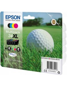 Multipack Epson C13t34764010 4C (Taglia Xl) Pallina Da Golf X Wf-3720Dwf Wf-3725Dwf