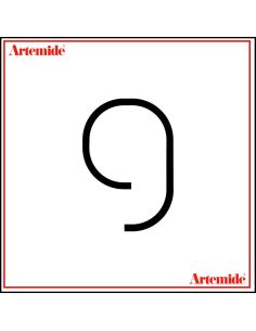Artemide Alphabet Of Light Lampada Da Parete 'G' Lowercase E Solo Supporto