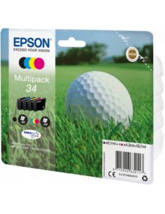 Multipack Epson C13t34664010 4C Pallina Da Golf X Wf-3720Dwf Wf-3725Dwf