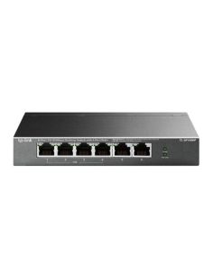 Switch Tp-Link Tl-Sf1006p 6P Lan 10/100M Di Cui 4 Poe (Fino A 67W) Trasmissione Dati E Alimentazione Fino A 250 M