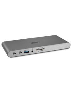Docking Station Pro 5K Xt Lindy Per Laptop Usb C -Usb C A 3Usb/1Usb C/1Rj45/2Dp/1Hdmi/1Sd 1Microsd/1X3.5Mm Pd 3.0 100W