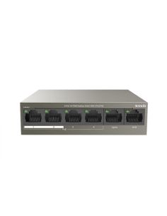Switch Tenda Tef1106p-4-63W 6P Lan Desktop 4P Fe(Poe)2P Fe(DataNvr)