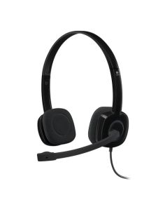 Cuffia Logitech H151 Con Microfono, Jack 3,5Mm, Nero - 981-000589