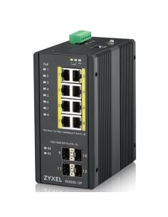 Switch Zyxel Industriale 12P Lan Gigabit Zyxel Rgs200-12P-Zz0101f Managed (8P Poe, Erog. Fino 240W  4 Sfp) Ip30