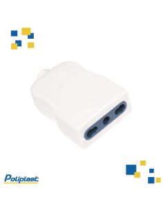 Eletta Presa Volante Bivalente Bianca Blist