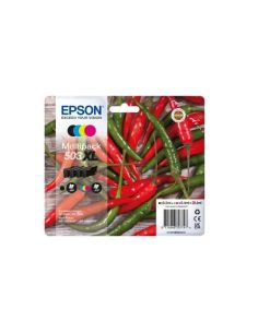 Multipack Epson 503Xl C13t09r64010 Peperoncino X Wf-2960 Xp-5200