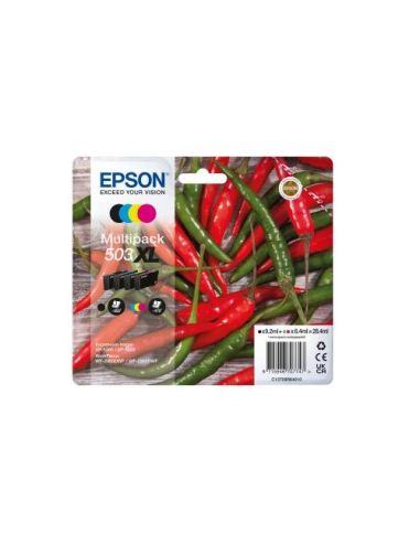Multipack Epson 503Xl C13t09r64010 Peperoncino X Wf-2960 Xp-5200