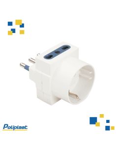 Adatt.Triploschuko Spina 16A Presa10/16A