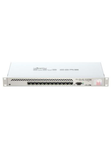 Mikrotik Cloud Core Router 1016-12G Tilera Tile-Gx16 Cpu(16Cores,1.2Ghz Per Core),2Gb Ram, 12Xgbit Lan, Routeros L6,1U Rackmount