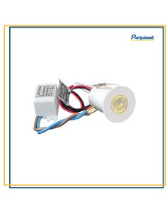 Faretto A Led 1 X 1W Con Driver 4200K Bian