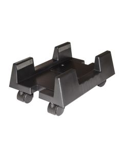 Carrello Porta Pc Link Con Ruote Bloccabili, Regolabile In Larghezza Da 15 A 24,5 Cm Colore Nero