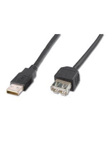 Cavo Digitus Usb 2.0 A-A M-F Prolunga 1,8Mt Nero