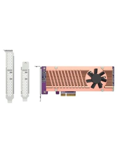 Dual M.2 Pcie Ssd Expansion Card Supports Up To Two M.2 2280/22110 Formfactor M.2 Pcie (Gen3 X4) Ssds Pcie Gen ... Qm2-2P-344A