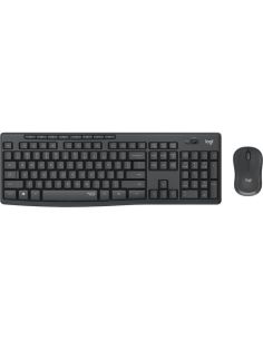 Tastiera LogitechMouse Wireless Desktop Mk295 Silent Combo Usb Grafite 920-009797