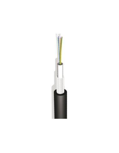 12 Fibre Multimode - Universal Glass Yarnarmoured Unitube - Om4 - Lshf/Lszh -Euroclass Eca - Black