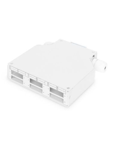 Supporto Distribuzione Rail Din Per 6 Connettori Sc Duplex Digitus