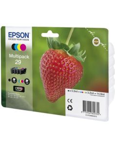Multipack Epson C13t29864012 4C Fragola X Xp-255 Xp-245 Xp-332 Xp-335 Xp-432 Xp-342 Xp-345 Xp-442 Xp-445 Xp-452