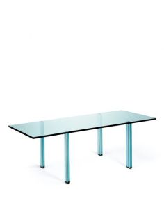 Fontana Arte Lampada Tavolo Teso Alto Trasparente