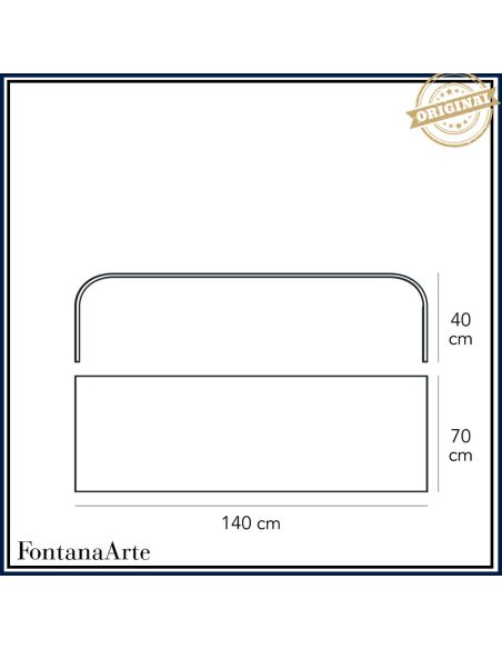 Fontana Arte Tavolino Curvo Basso Medio Trasparente