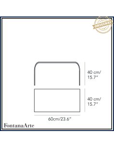 Fontana Arte Tavolino Curvo Basso Piccolo Trasparente 2