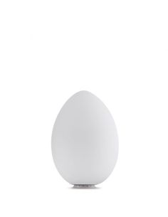 Fontana Arte Uovo Lampada Tavolo Media Bianco