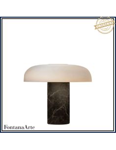 Fontana Arte Tropico Lampada Tavolo Media Nero