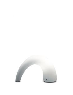 Fontana Arte Thor Lampada Tavolo Piccola Bianco