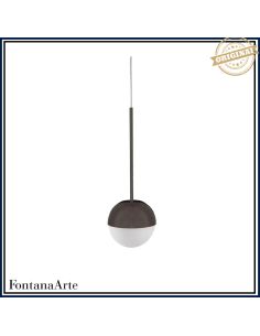 Fontana Arte Pallina Lampada Sospensione Piccola Nero