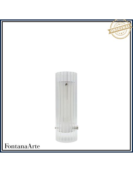 Fontana Arte Lasospesa Lampada Tavolo Rosa Trasparente