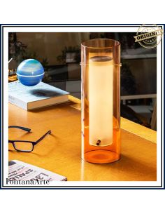 Fontana Arte Lasospesa Lampada Tavolo Rosa Rosa 2